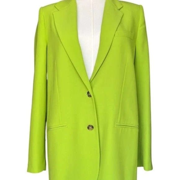 Zara Neon Green Blazer - Picture 1 of 10
